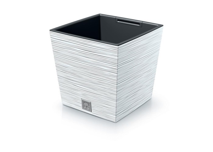 Γλάστρα - κασπώ FURU eco white Y29x29,5x29,5εκ.