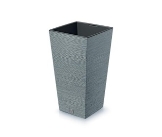 Γλάστρα - κασπώ FURU γκρι Y55x29,5x29,5εκ. Γλάστρα - κασπώ FURU γκρι Y55x29,5x29,5εκ.