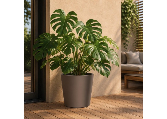 Γλάστρα- κασπώ Urbi mocca Y29,5xΦ30εκ Γλάστρα- κασπώ Urbi mocca Y29,5xΦ30εκ