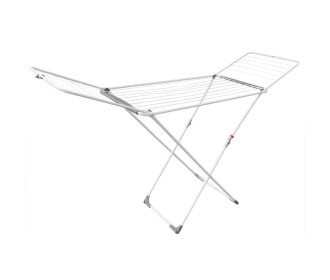 Απλώστρα πτυσσόμενη τριπλή 178x54x105εκ, με ροδάκια Απλώστρα πτυσσόμενη τριπλή 178x54x105εκ, με ροδάκια