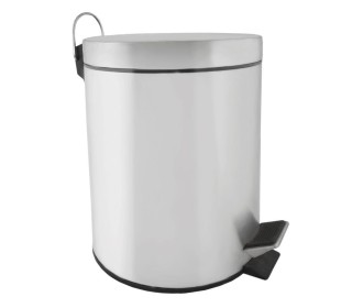 Κάδος απορριμμάτων inox 3l με πεντάλ Y30x11,5x15εκ. Κάδος απορριμμάτων inox 3l με πεντάλ Y30x11,5x15εκ.