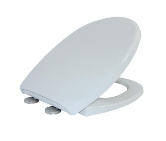 Κάλυμμα λεκάνης με απαλό κλείσιμο Υ0,5x44,6x36εκ. λευκό Κάλυμμα λεκάνης με απαλό κλείσιμο Υ0,5x44,6x36εκ. λευκό