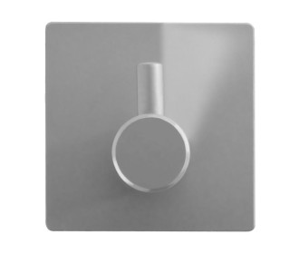 Αυτοκόλλητο άγκιστρο Υ3x4,5x4,5εκ. ασημί Αυτοκόλλητο άγκιστρο Υ3x4,5x4,5εκ. ασημί