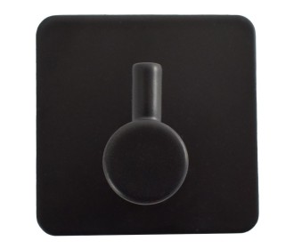 Αυτοκόλλητο άγκιστρο Υ3x4,5x4,5εκ. μαύρο Αυτοκόλλητο άγκιστρο Υ3x4,5x4,5εκ. μαύρο