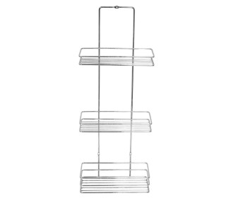 Ραφιέρα μπάνιου 3 ράφια Nextdeco επιχρωμιωμένο ατσάλι Υ58x8x23εκ Ραφιέρα μπάνιου 3 ράφια Nextdeco επιχρωμιωμένο ατσάλι Υ58x8x23εκ
