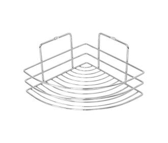 Ράφι μπάνιου γωνιακό Nextdeco επιχρωμιωμένο ατσάλι Υ10xØ19εκ Ράφι μπάνιου γωνιακό Nextdeco επιχρωμιωμένο ατσάλι Υ10xØ19εκ