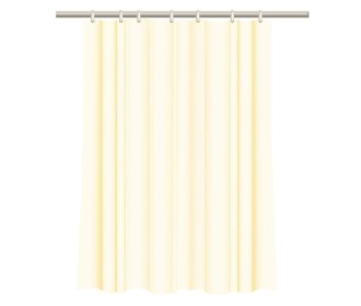 Κουρτίνα μπάνιου με 12 κρίκους μπεζ Υ200x180εκ Κουρτίνα μπάνιου με 12 κρίκους μπεζ Υ200x180εκ