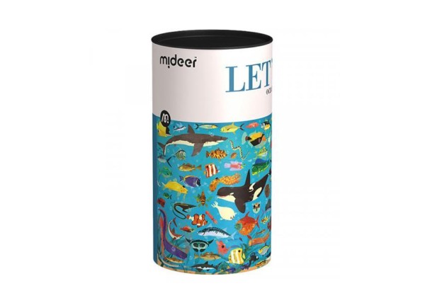 Mideer παζλ Let's Learn - Τα ζώα του Ωκεανού 126 τεμαχίων Mideer παζλ Let's Learn - Τα ζώα του Ωκεανού 126 τεμαχίων