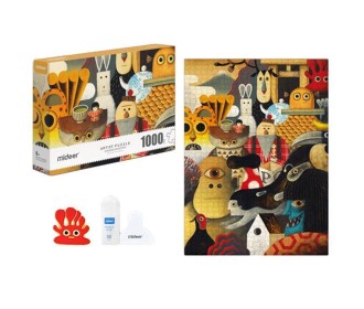 Mideer παζλ Artist - Japanese Monsters 1000 τεμαχίων με pin