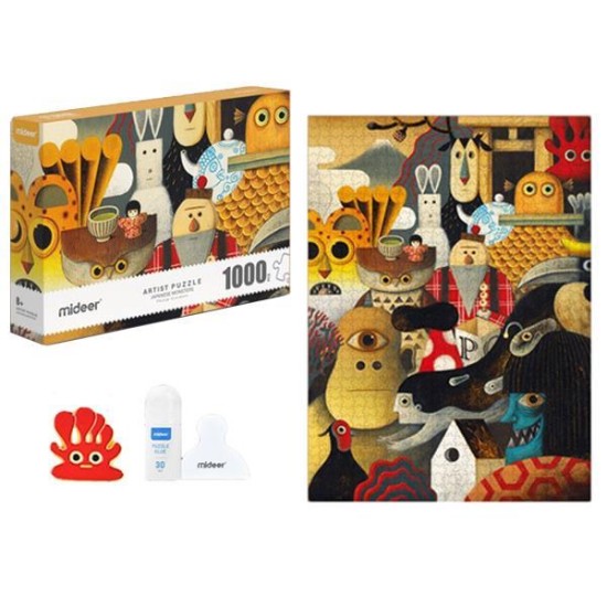 Mideer παζλ Artist - Japanese Monsters 1000 τεμαχίων με pin Mideer παζλ Artist - Japanese Monsters 1000 τεμαχίων με pin