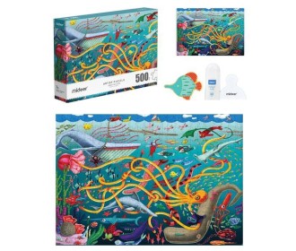Mideer παζλ Artist - Under the Ocean 500 τεμαχίων με pin