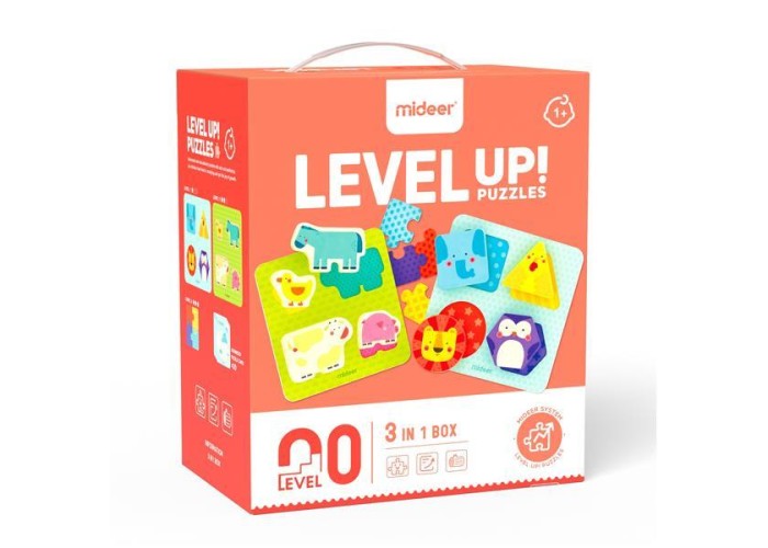 Mideer παζλ 3 σε1 - Level Up 0 