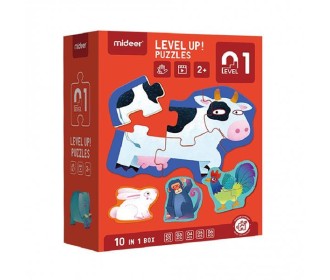 Mideer παζλ 10 σε1 - Level Up 1 