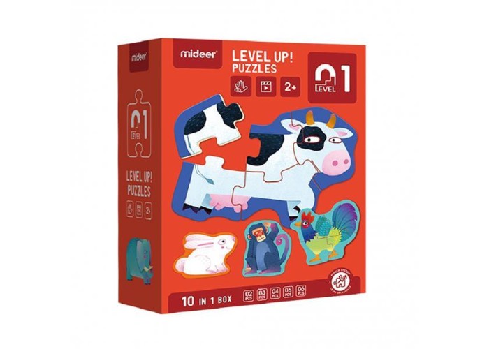 Mideer παζλ 10 σε1 - Level Up 1 