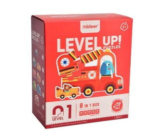 Mideer παζλ 8 σε1 - Level Up 1 
