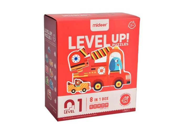 Mideer παζλ 8 σε1 - Level Up 1 