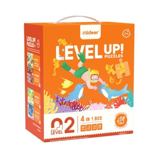 Mideer παζλ 4 σε 1 - Level Up 2 Mideer παζλ 4 σε 1 - Level Up 2