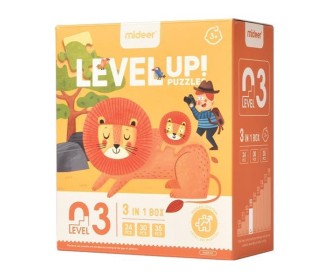 Mideer παζλ 3 σε 1 - Level Up 3 