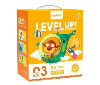 Mideer παζλ 3 σε 1 - Level Up 3 
