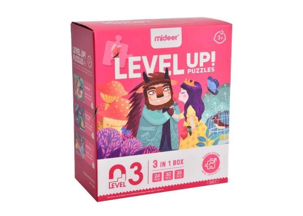 Mideer παζλ 3 σε 1 - Level Up 3 