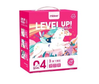 Mideer παζλ 3 σε 1 - Level Up 4 
