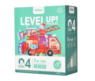 Mideer παζλ 3 σε 1 - Level Up 4 