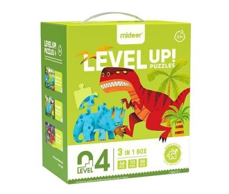 Mideer παζλ 3 σε 1 - Level Up 4 