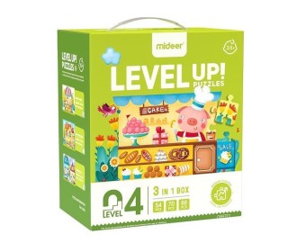 Mideer παζλ 3 σε 1 - Level Up 4 