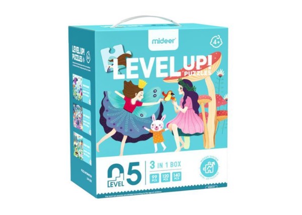 Mideer παζλ 3 σε 1 - Level Up 5 