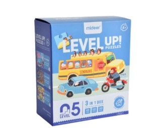 Mideer παζλ 3 σε 1 - Level Up 5 