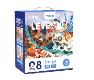 Mideer παζλ 2 σε 1 - Level Up 8 