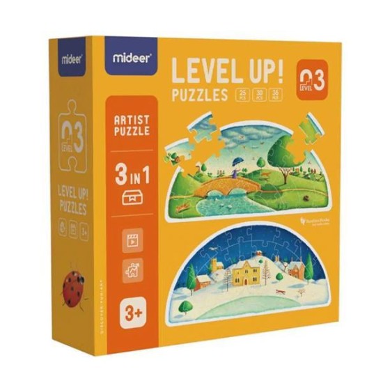 Mideer παζλ 4 σε 1 - Level Up 3 Mideer παζλ 4 σε 1 - Level Up 3
