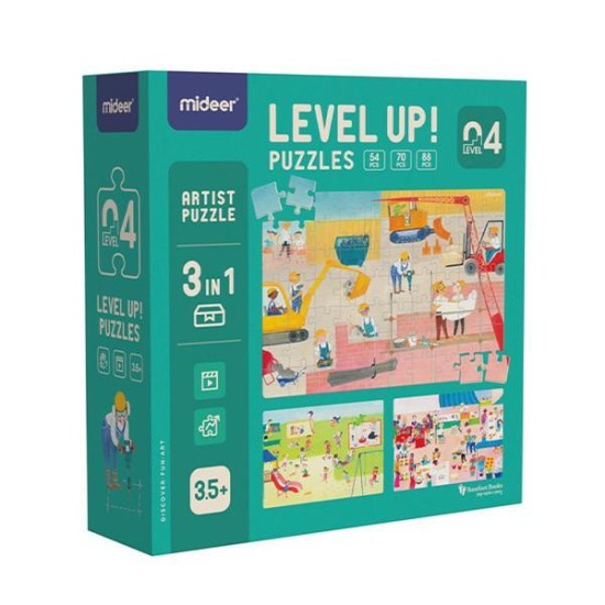 Mideer παζλ 3 σε 1 - Level Up 4 Mideer παζλ 3 σε 1 - Level Up 4