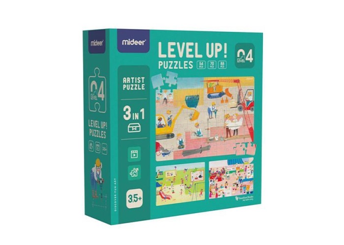 Mideer παζλ 3 σε 1 - Level Up 4 Mideer παζλ 3 σε 1 - Level Up 4