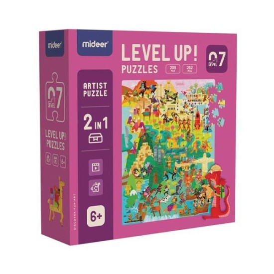 Mideer παζλ 3 σε 1 - Level Up 7 