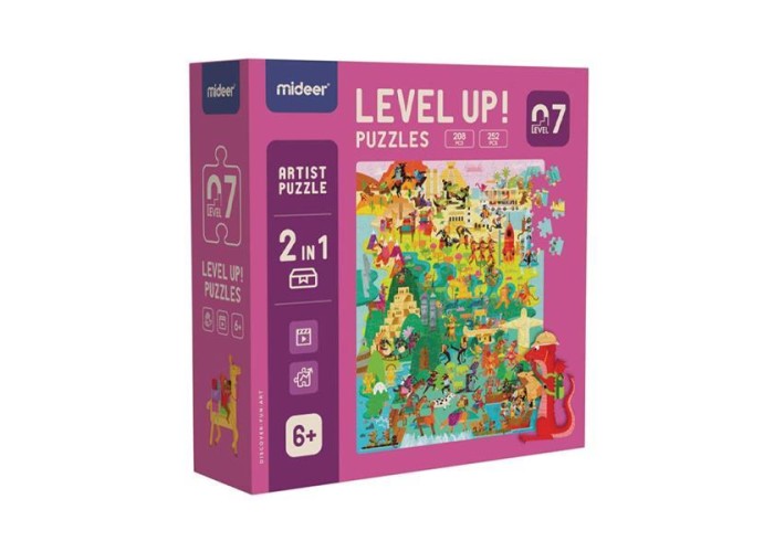Mideer παζλ 3 σε 1 - Level Up 7 