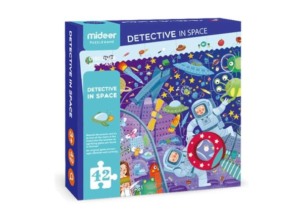 Mideer παζλ The Detective in Space 42 τεμαχίων Mideer παζλ The Detective in Space 42 τεμαχίων