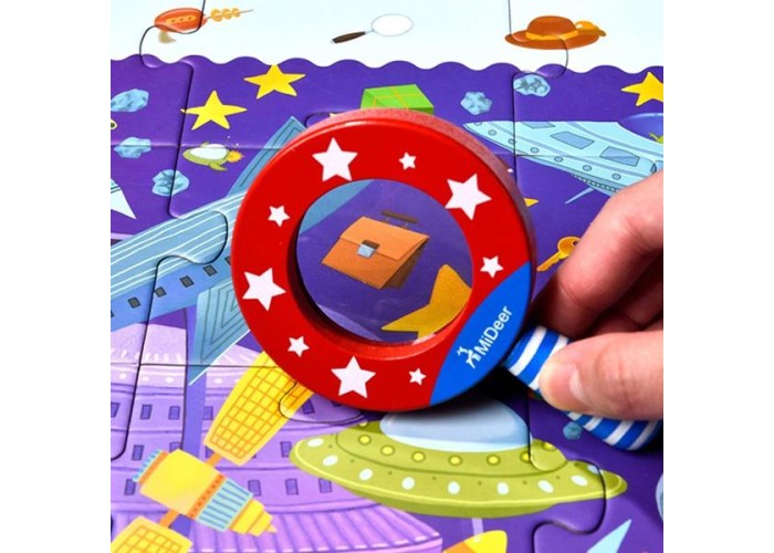 Mideer παζλ The Detective in Space 42 τεμαχίων Mideer παζλ The Detective in Space 42 τεμαχίων