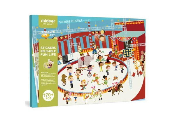 Mideer επιτραπέζιο με επαναχρησιμοποιούμενα αυτοκόλλητα  Mideer επιτραπέζιο με επαναχρησιμοποιούμενα αυτοκόλλητα