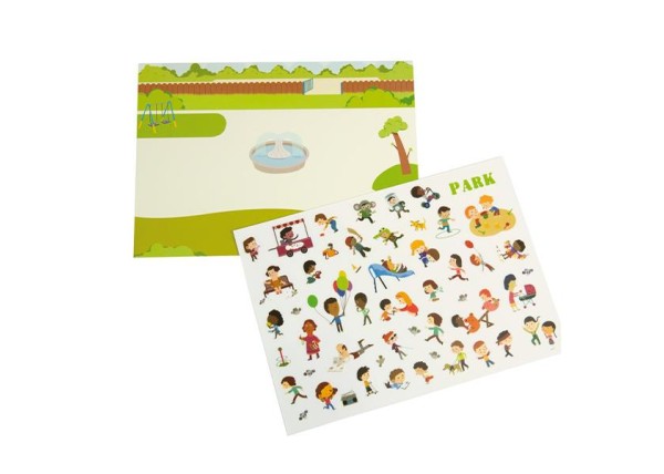 Mideer επιτραπέζιο με επαναχρησιμοποιούμενα αυτοκόλλητα  Mideer επιτραπέζιο με επαναχρησιμοποιούμενα αυτοκόλλητα