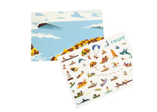 Mideer επιτραπέζιο με επαναχρησιμοποιούμενα αυτοκόλλητα  Mideer επιτραπέζιο με επαναχρησιμοποιούμενα αυτοκόλλητα