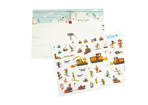 Mideer επιτραπέζιο με επαναχρησιμοποιούμενα αυτοκόλλητα  Mideer επιτραπέζιο με επαναχρησιμοποιούμενα αυτοκόλλητα