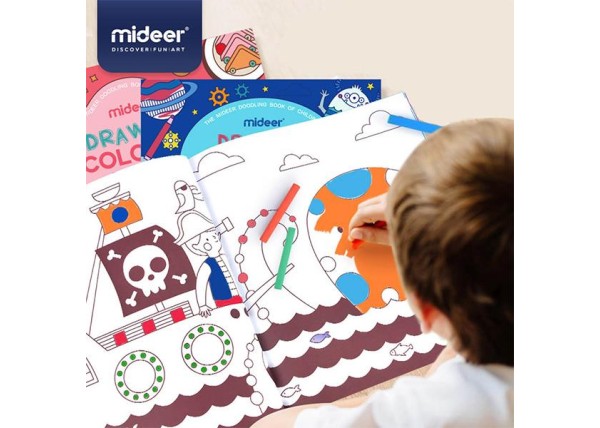 Mideer βιβλίο χρωματισμού για αγόρια 23x25εκ. Mideer βιβλίο χρωματισμού για αγόρια 23x25εκ.