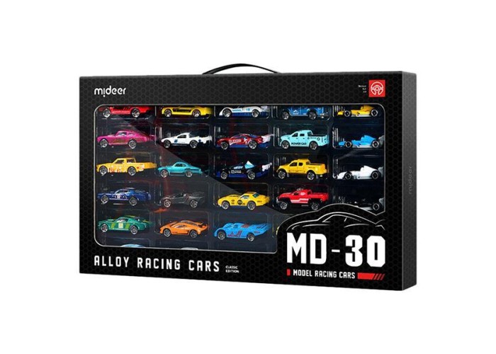 Mideer σετ 30 μεταλλικών racing αυτοκινήτων