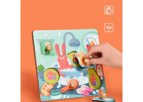 Mideer παζλ - σφηνώματα ξύλινο  Mideer παζλ - σφηνώματα ξύλινο