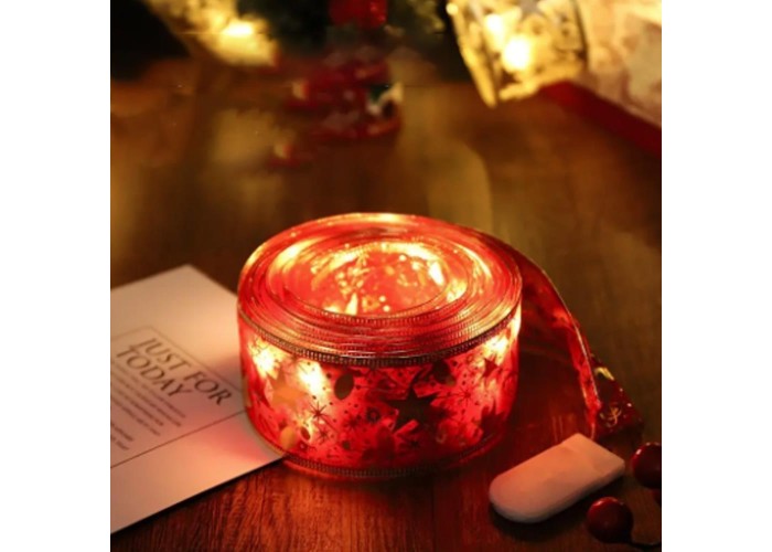 Φωτιζόμενη γιρλάντα χριστουγεννιάτικη κόκκινη 3,8εκ. x 5μ. Φωτιζόμενη γιρλάντα χριστουγεννιάτικη κόκκινη 3,8εκ. x 5μ.