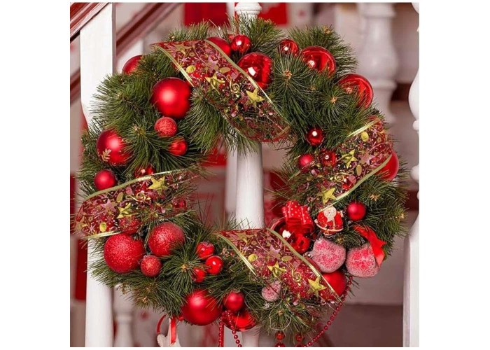 Φωτιζόμενη γιρλάντα χριστουγεννιάτικη κόκκινη 5εκ. x 3μ. Φωτιζόμενη γιρλάντα χριστουγεννιάτικη κόκκινη 5εκ. x 3μ.