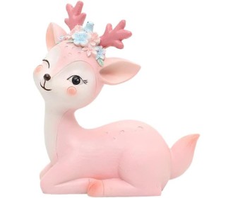 Ελαφάκι διακοσμητικό ροζ Υ11x9,5x5εκ. Ελαφάκι διακοσμητικό ροζ Υ11x9,5x5εκ.