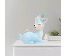 Ελαφάκι διακοσμητικό γαλάζιο Υ11x9,5x5εκ. Ελαφάκι διακοσμητικό γαλάζιο Υ11x9,5x5εκ.
