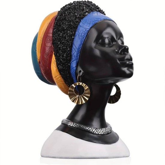 Διακοσμητικό African Lady, Υ23,5x16,5x20εκ. Διακοσμητικό African Lady, Υ23,5x16,5x20εκ.